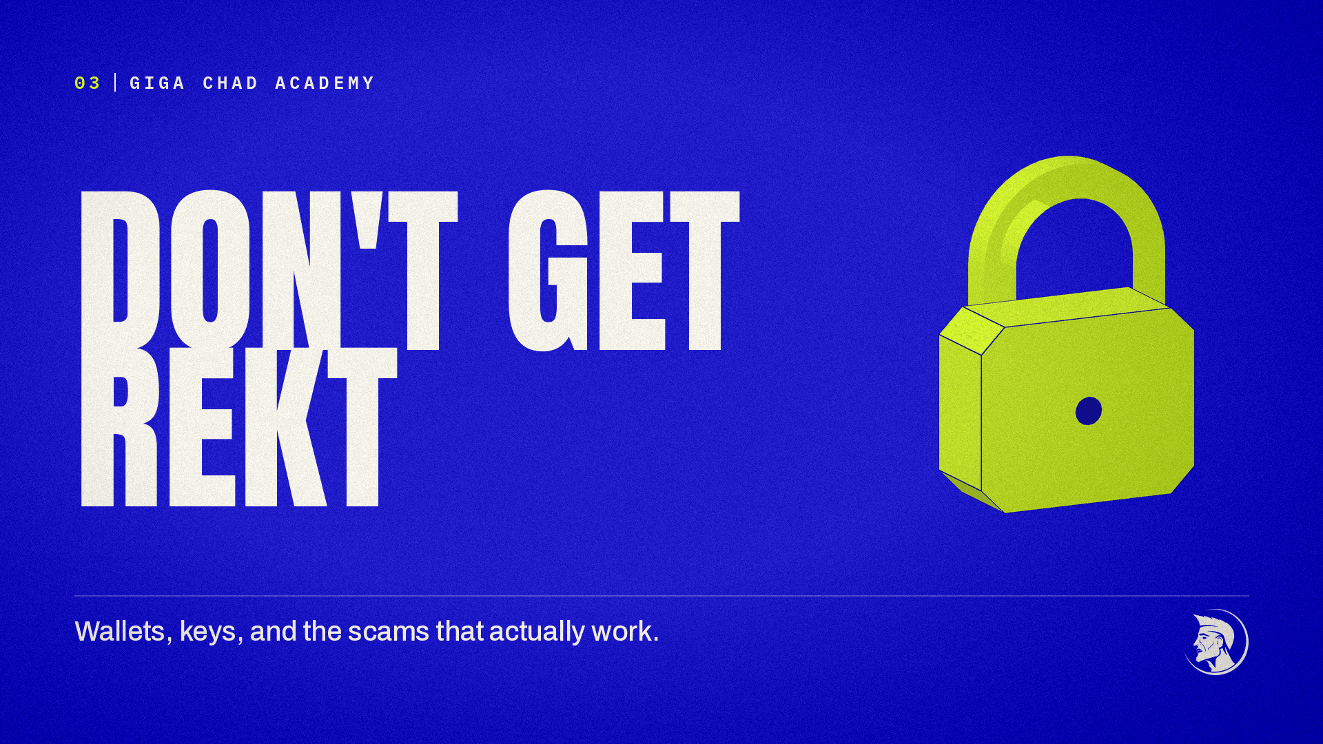 3. Don't Get Rekt: Wallets, Keys, and the Scams That Actually Work